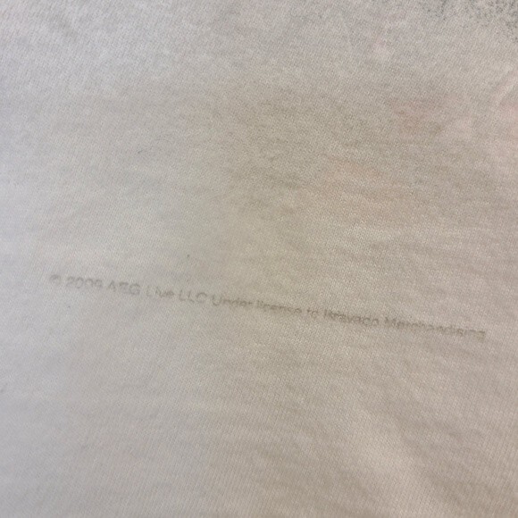 VTG 2009 Unique Michael Jackson Cool Graphic Texture Short Sleeve Tee Womens S - Picture 8 of 8